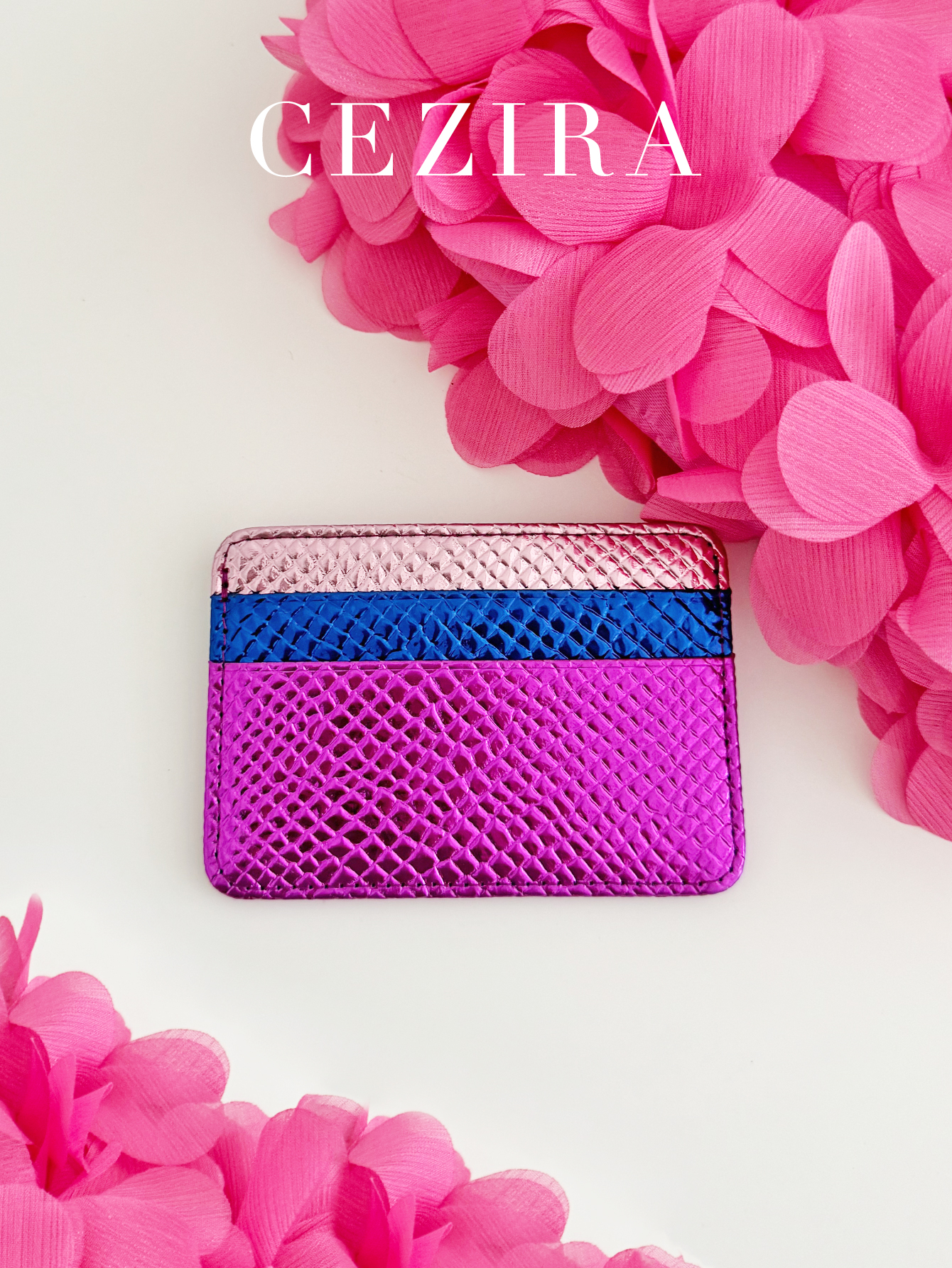 Luxury Bags Vegan - Luxury Snakeskin Print Metallic PU Vegan