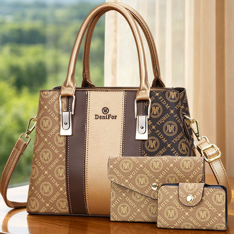 Luxury Bags Design - 3-piece set of women's handbags with