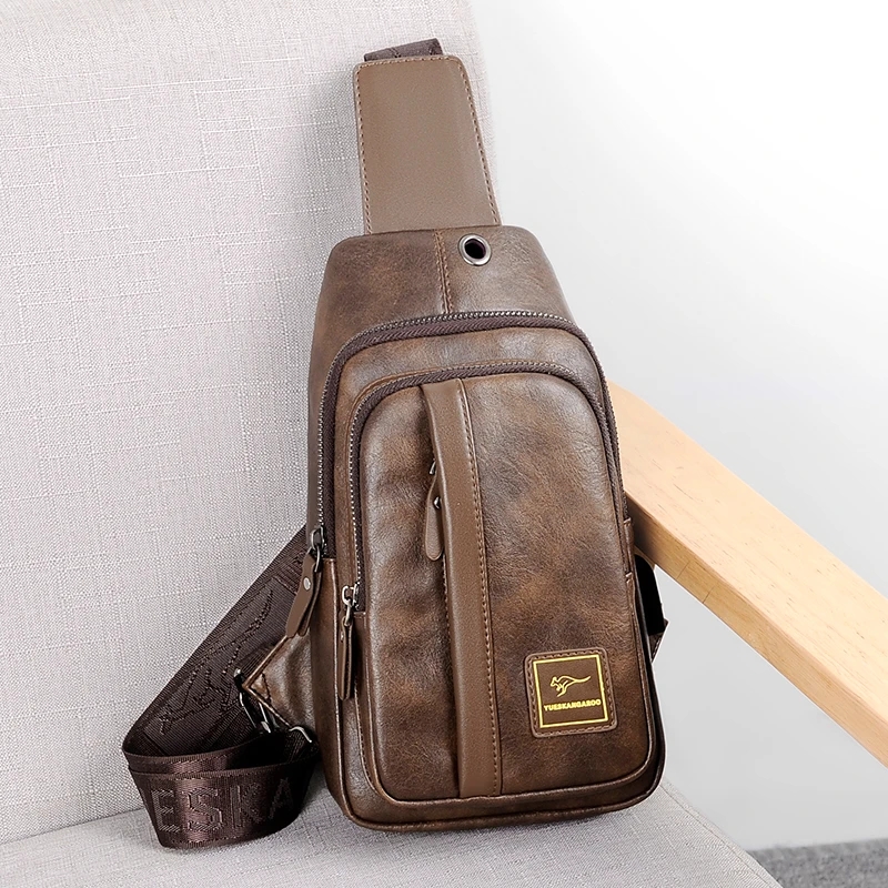 Luxury Bags For Men Brands - Kangaroo Luxury Brand Chest Bag Men