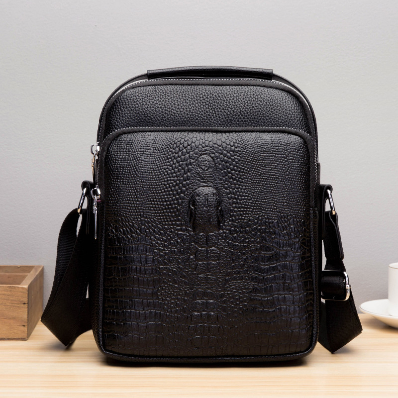 Luxury Bags For Men Brands - Luxury Brand Alligator Men Shoulder Bag