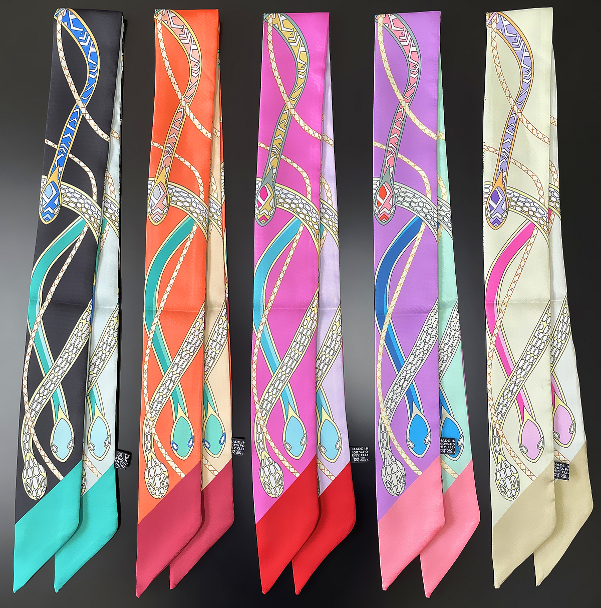 Luxury Bags Design - New Brand Design Colored Snake Twill