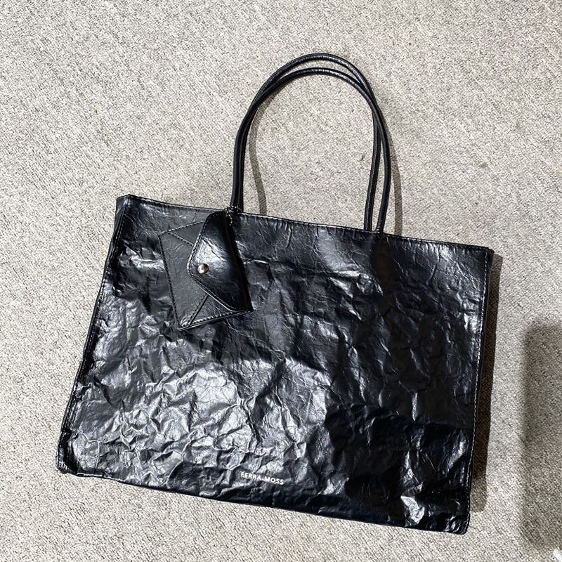 Korean Casual Kraft Paper Tote - Luxury Bags Korea บทวิจารณ์และราคา