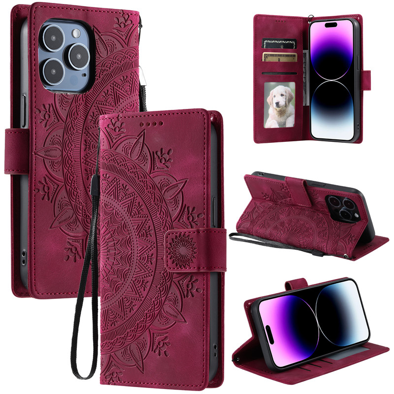 Embossing Process Wallet Phone - Luxury Bags Eu บทวิจารณ์และราคา