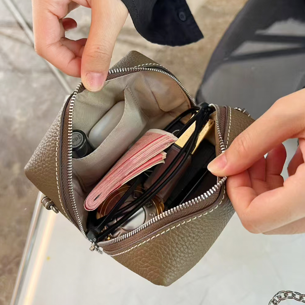 Genuine Leather Mini Women Cro - Luxury Bags Consignment บทวิจารณ์และราคา