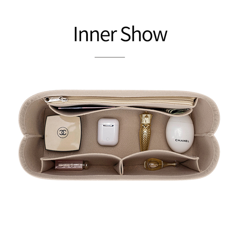 Felt Insert Bag Cosmetic Organ - Luxury Bags Consignment บทวิจารณ์และราคา