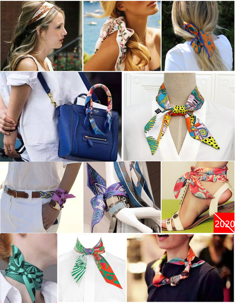 Horse Plaid Skinny Scarf Women - Luxury Bags Brands บทวิจารณ์และราคา