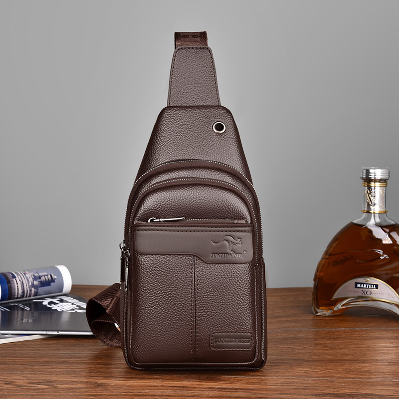 Luxury Brand Chest Pack Leathe - Luxury Bags For Men Brands บทวิจารณ์และราคา