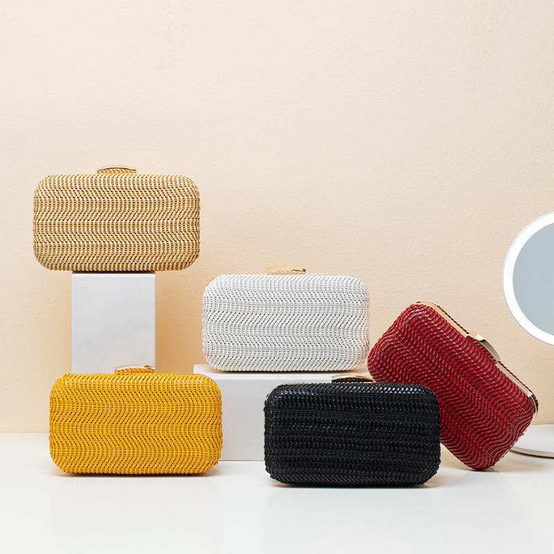 Casual Straw Women's Bag Yello - Luxury Bags Consignment บทวิจารณ์และราคา