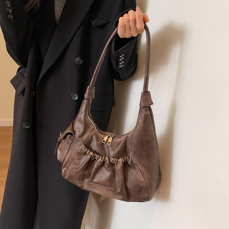 Distressed Vintage Shoulder Ba - Luxury Bags Consignment บทวิจารณ์และราคา