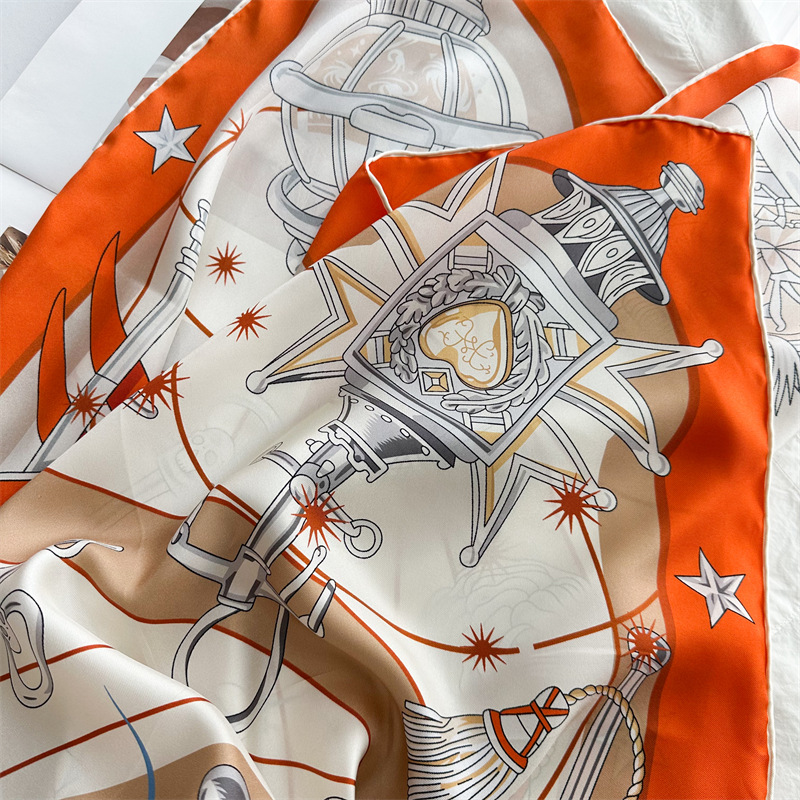 Luxury Brand Scarf Large Silk  - Luxury Bags Brands บทวิจารณ์และราคา