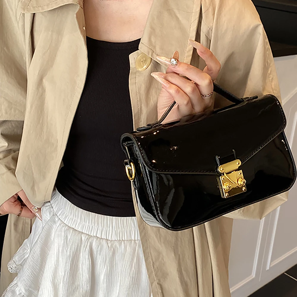 2026 Luxury Square Shoulder Ba - Top Handle Patent Bag บทวิจารณ์และราคา
