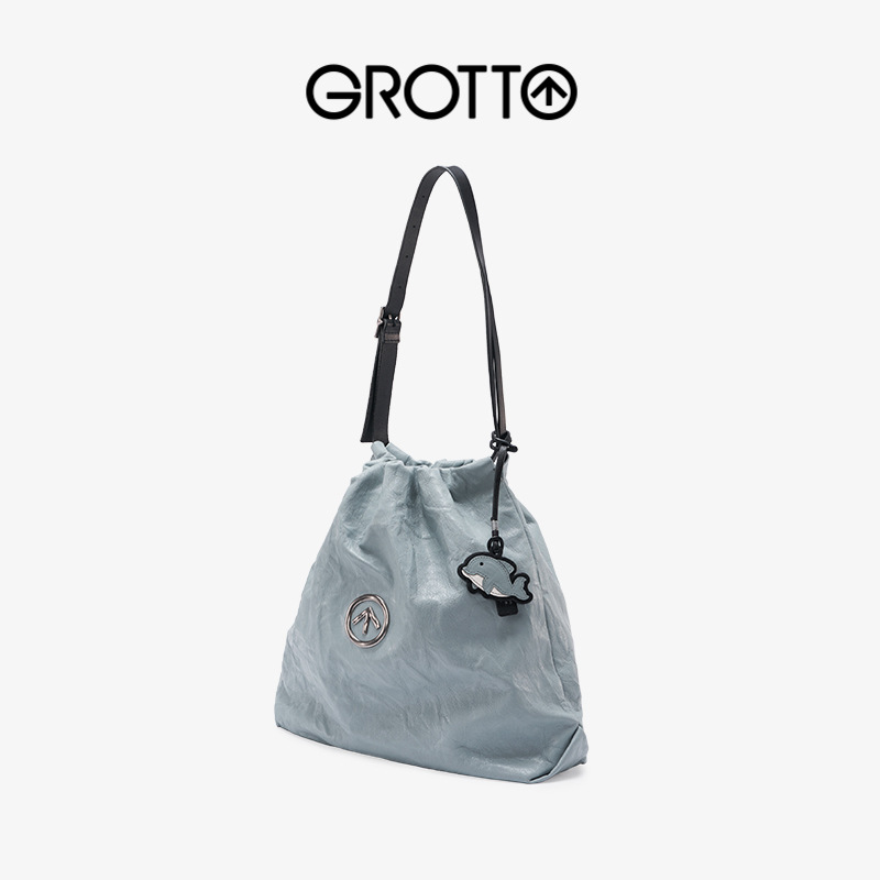GROTTO Fashion 2025 New Genuin - Luxury Bags Medium Size บทวิจารณ์และราคา