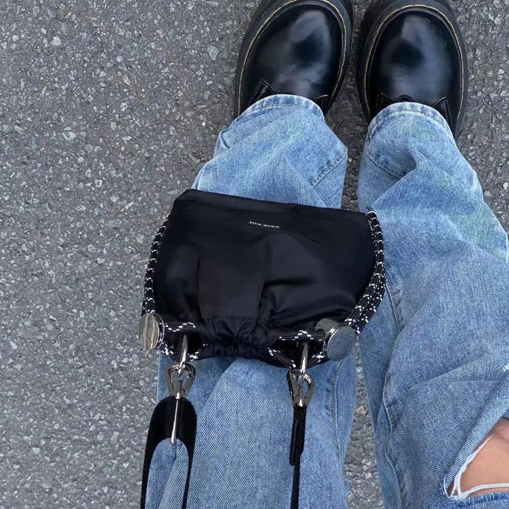 Cool Korean Style Black Drawst - Luxury Bags Korea บทวิจารณ์และราคา