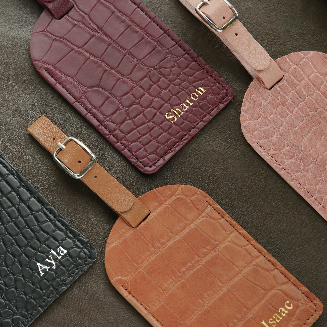 Personalized Leather Luggage T - Luxury Bags Vegan บทวิจารณ์และราคา