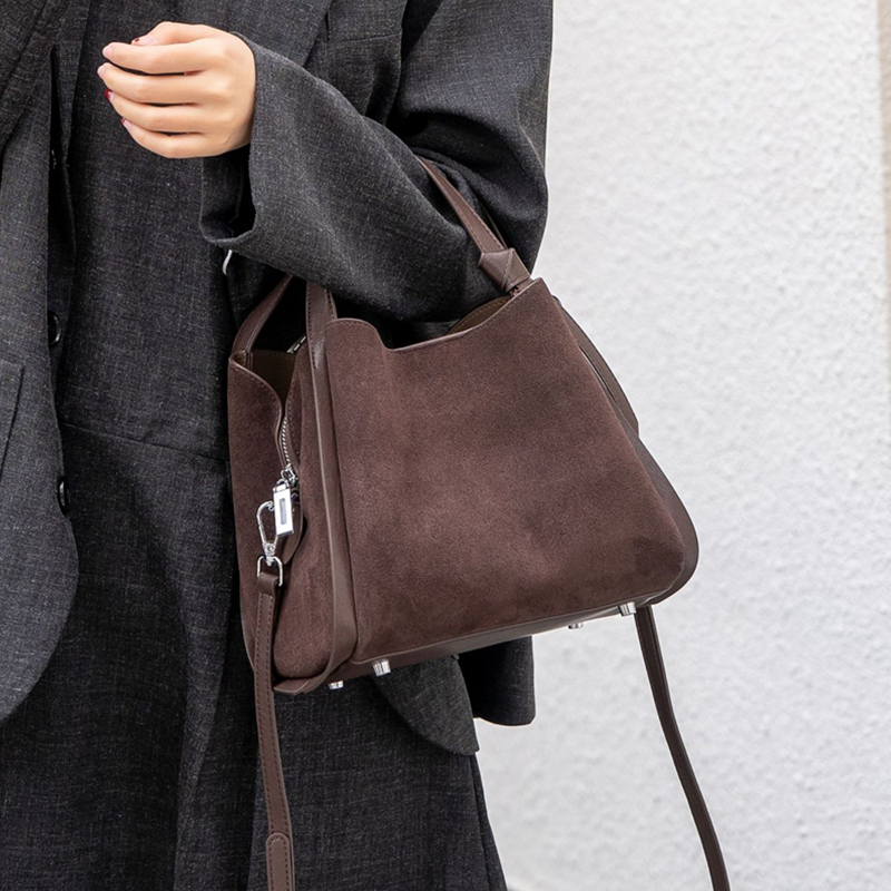 Burminsa Cowhide Suede Genuine - Luxury Bags 2026 บทวิจารณ์และราคา