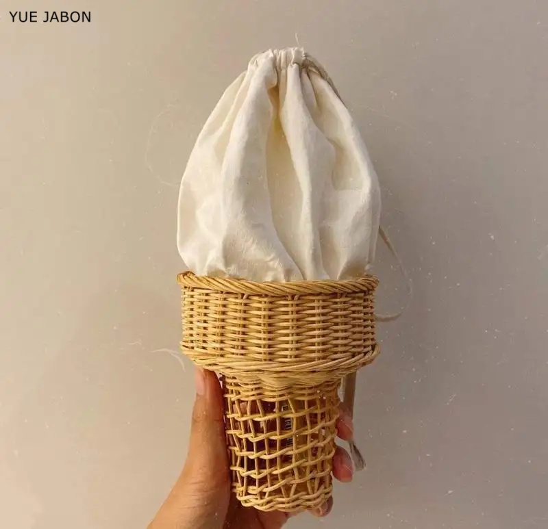 Ice Cream Design Woven Bag Swe - Luxury Bags Korea บทวิจารณ์และราคา