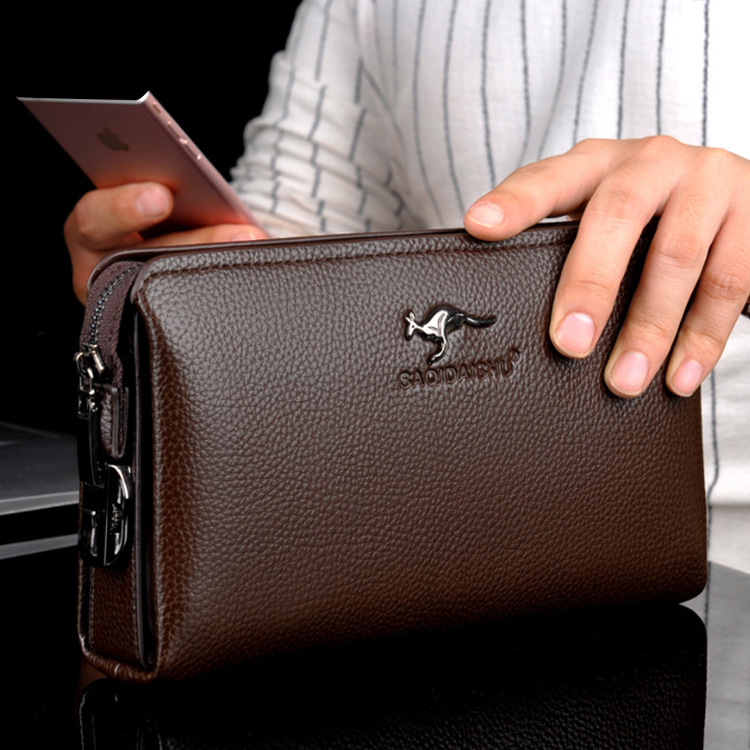Leather Long Purse Password Mo - Luxury Bags For Men Brands บทวิจารณ์และราคา