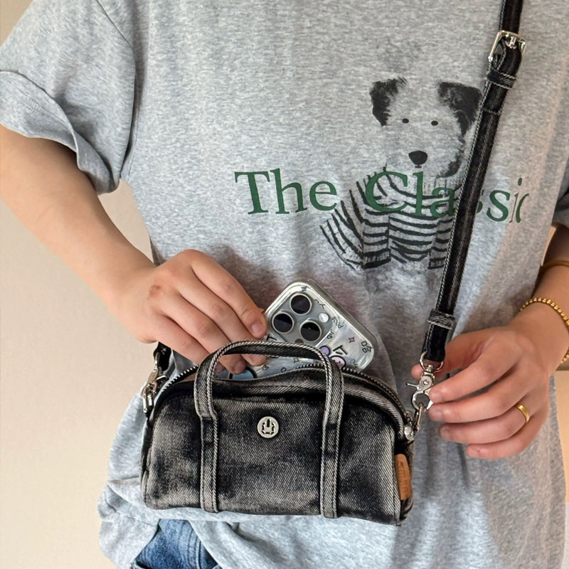 Korean Casual Mini Denim Box B - Luxury Bags Design บทวิจารณ์และราคา