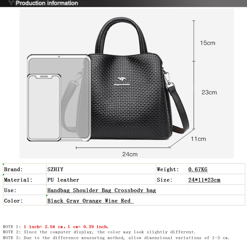 Luxury Handbag for Women Offic - Luxury Bags Medium Size บทวิจารณ์และราคา