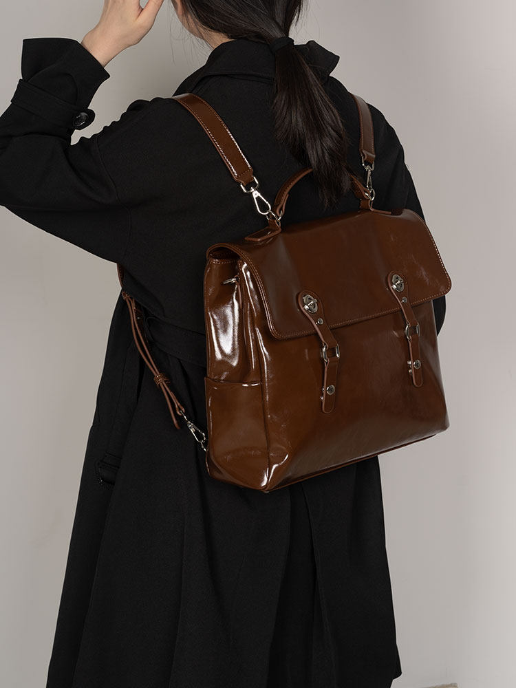 2026 Fashion New College Style - Top Handle Patent Bag บทวิจารณ์และราคา