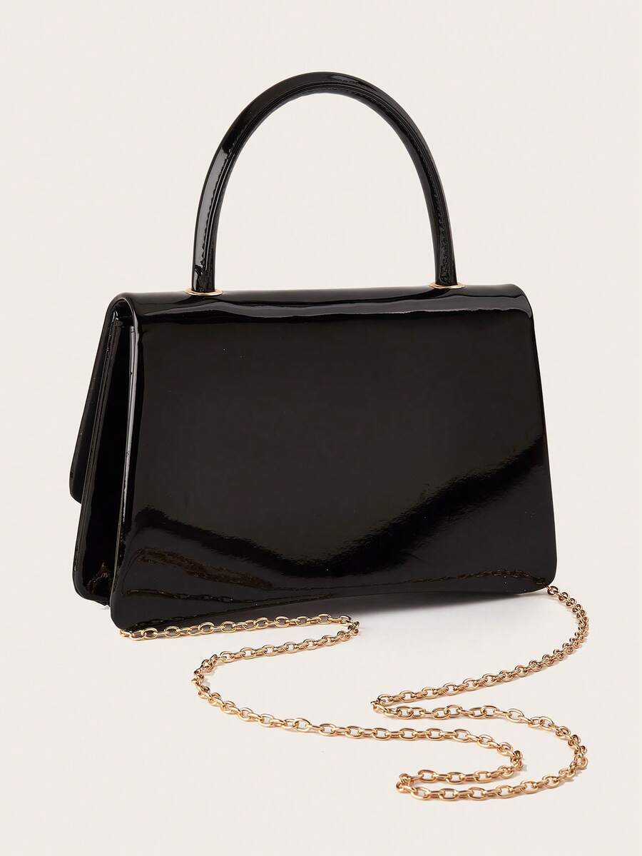 Shiny Patent Leather Evening H - Top Handle Patent Bag บทวิจารณ์และราคา