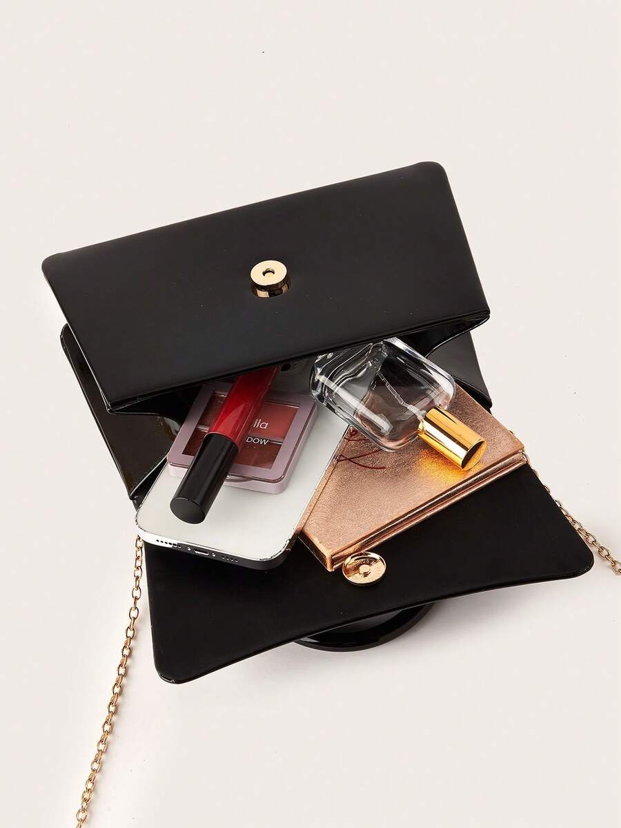 Shiny Patent Leather Evening H - Top Handle Patent Bag บทวิจารณ์และราคา