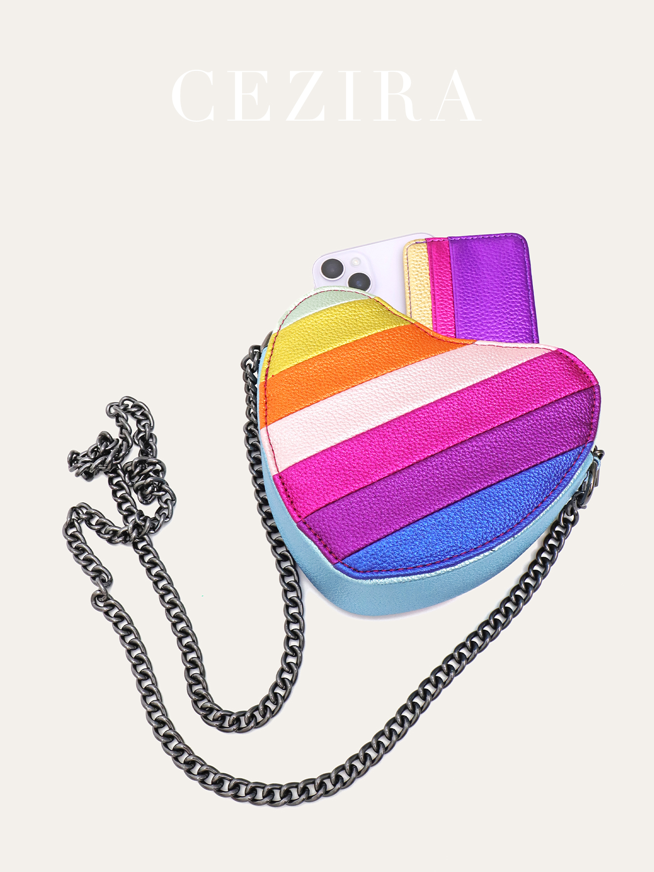 CEZIRA Women's Luxury Heart Sh - Luxury Bags Vegan บทวิจารณ์และราคา
