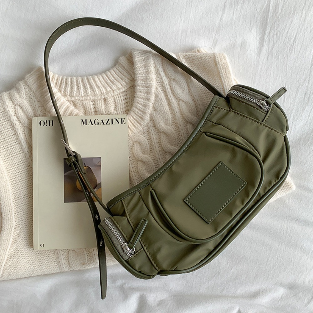 Vegan Nylon Underarm Bags Wome - Luxury Bags Vegan บทวิจารณ์และราคา