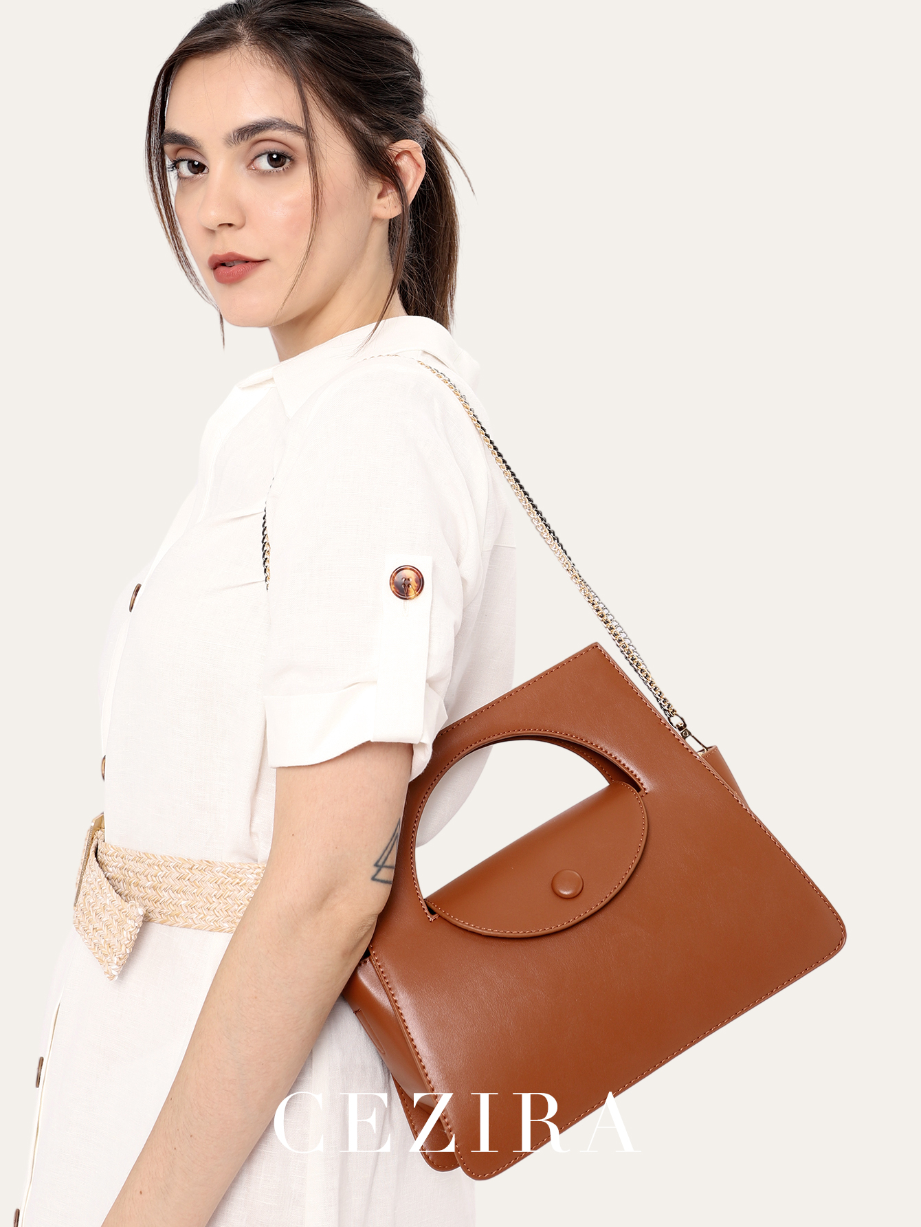 CEZIRA Brand Luxury PU Vegan L - Luxury Bags Vegan บทวิจารณ์และราคา