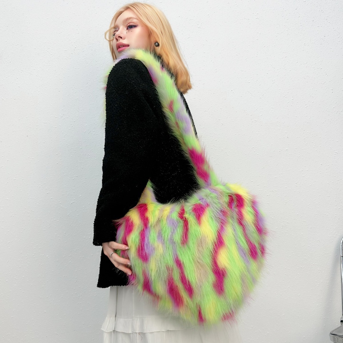 Cross-Border Fox Fur Shoulder  - Luxury Bags Vegan บทวิจารณ์และราคา