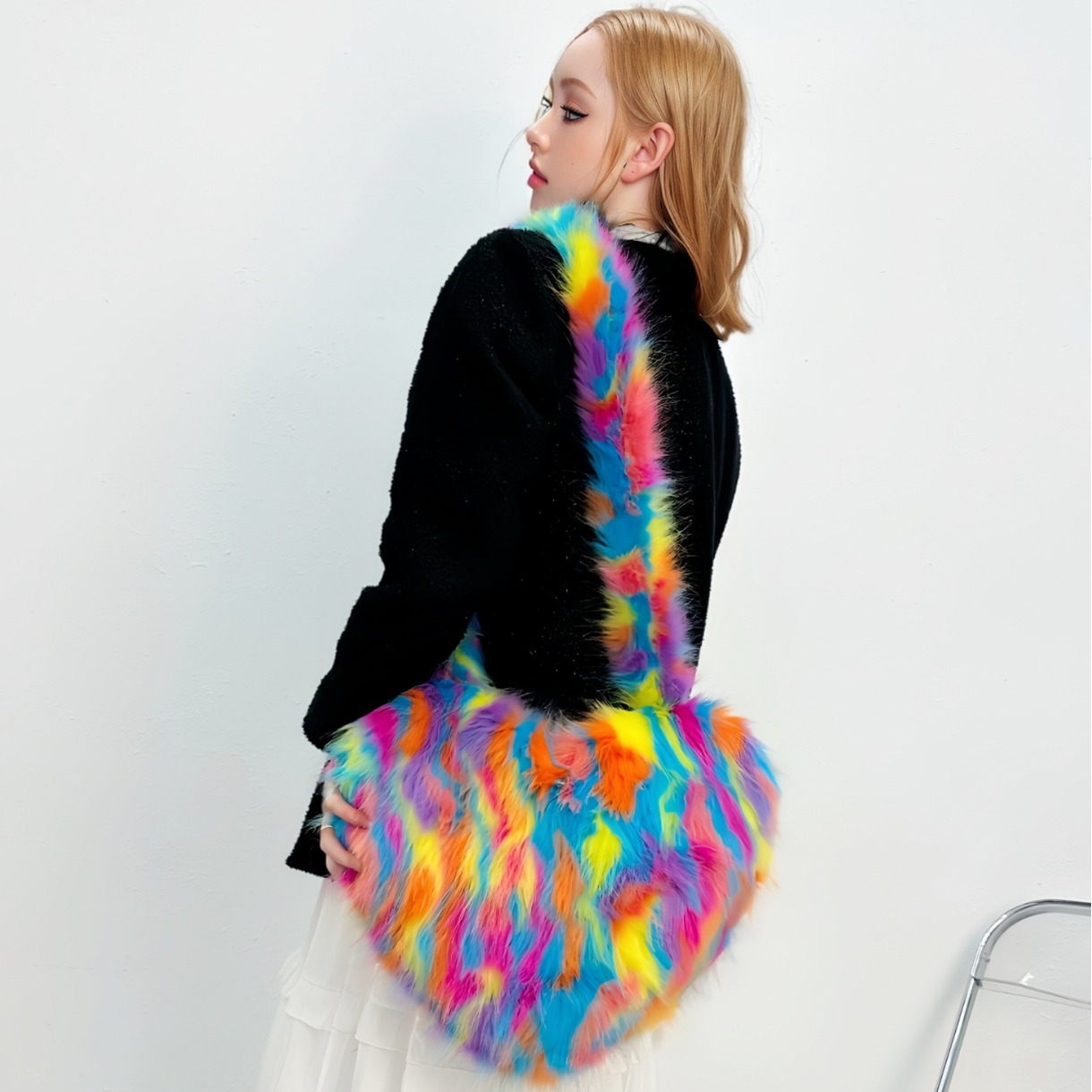 Cross-Border Fox Fur Shoulder  - Luxury Bags Vegan บทวิจารณ์และราคา