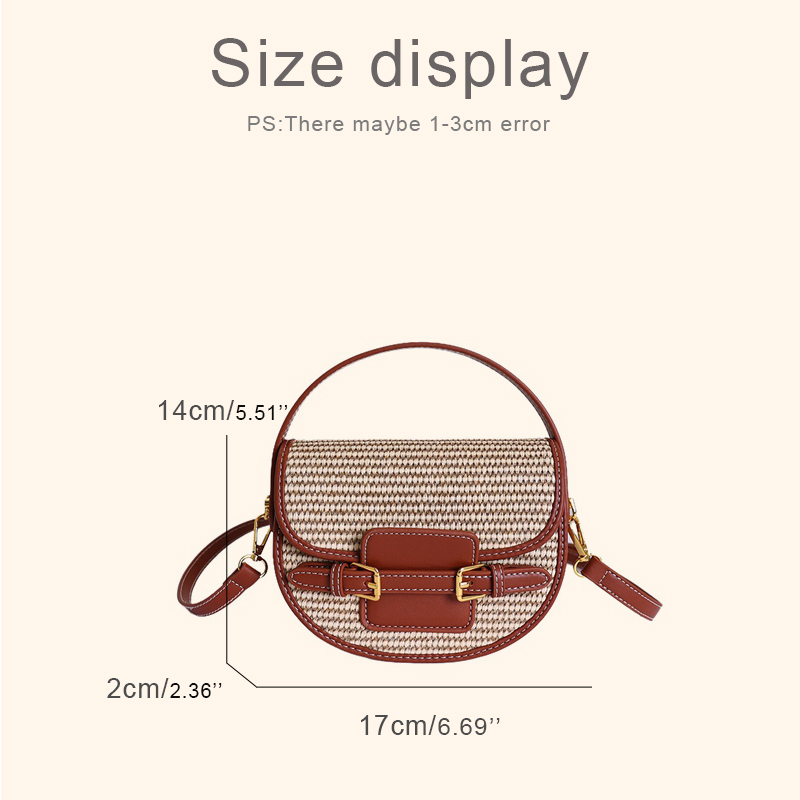 England Style Mini Straw Saddl - Luxury Bags Design บทวิจารณ์และราคา
