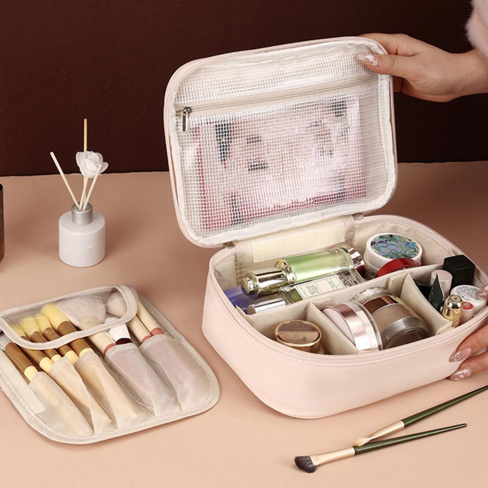 Large Capacity Cosmetic Bag Ma - Top Handle Patent Bag บทวิจารณ์และราคา