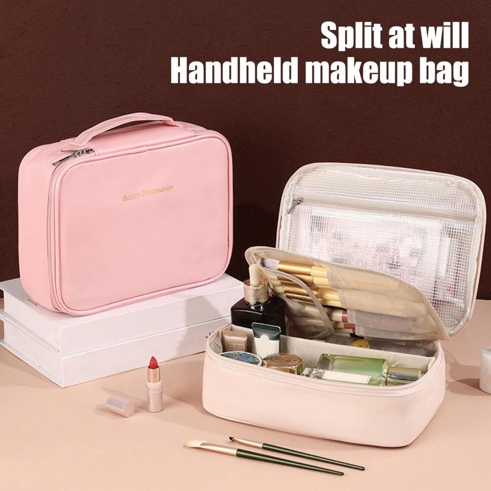 Large Capacity Cosmetic Bag Ma - Top Handle Patent Bag บทวิจารณ์และราคา