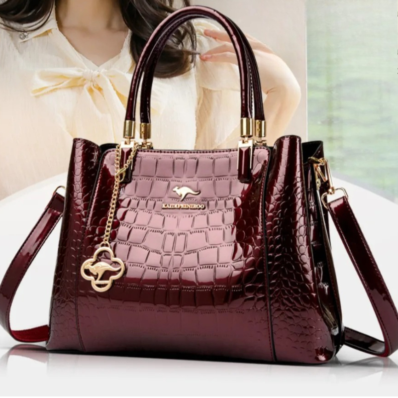New 2026 Women's Patent Leathe - Top Handle Patent Bag บทวิจารณ์และราคา