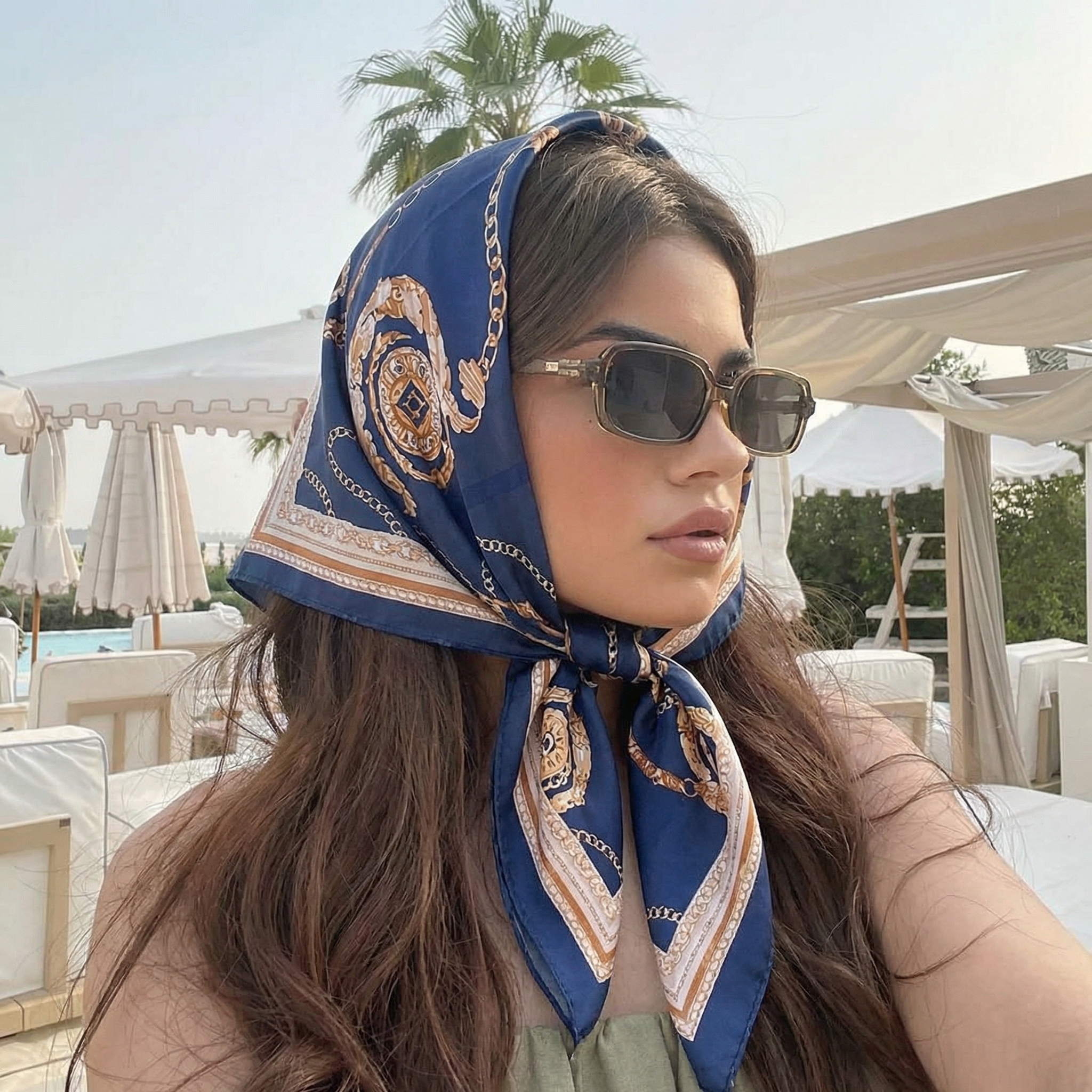 70cm Women Square Silk Scarf/s - Luxury Bags 2026 บทวิจารณ์และราคา