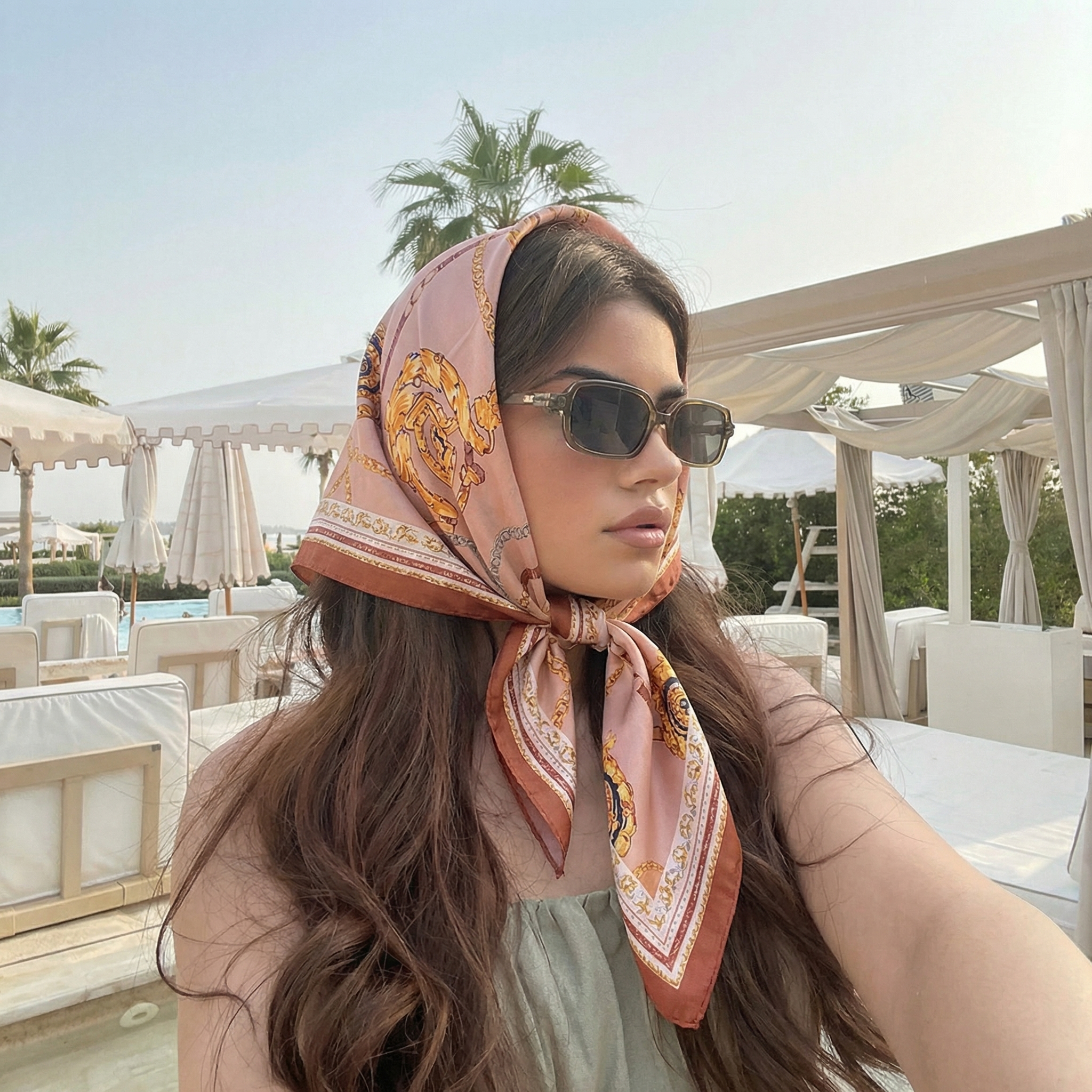 70cm Women Square Silk Scarf/s - Luxury Bags 2026 บทวิจารณ์และราคา