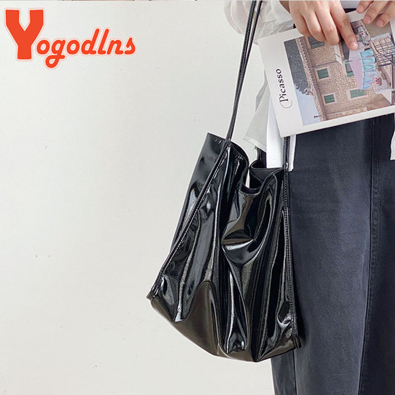 Yogodlns Luxury Patent Leather - Top Handle Patent Bag บทวิจารณ์และราคา