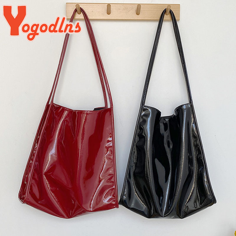 Yogodlns Luxury Patent Leather - Top Handle Patent Bag บทวิจารณ์และราคา