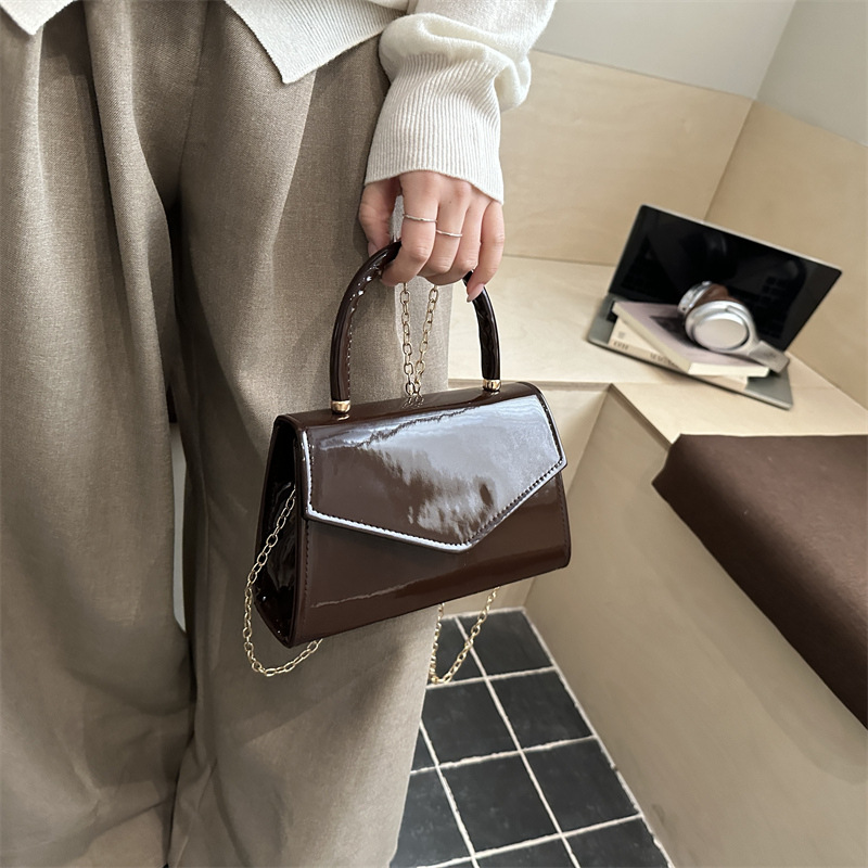 Women's Patent Leather Mini Ha - Top Handle Patent Bag บทวิจารณ์และราคา