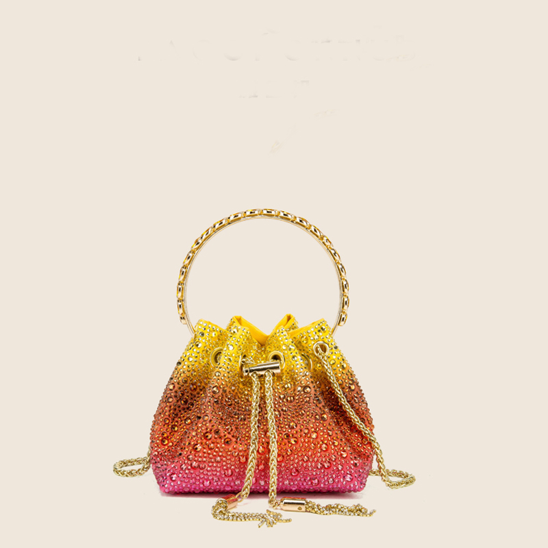 Handle Rhinestones Evening clu - Luxury Bags Medium Size บทวิจารณ์และราคา